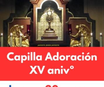 Adoración, Vísperas y Misa.
